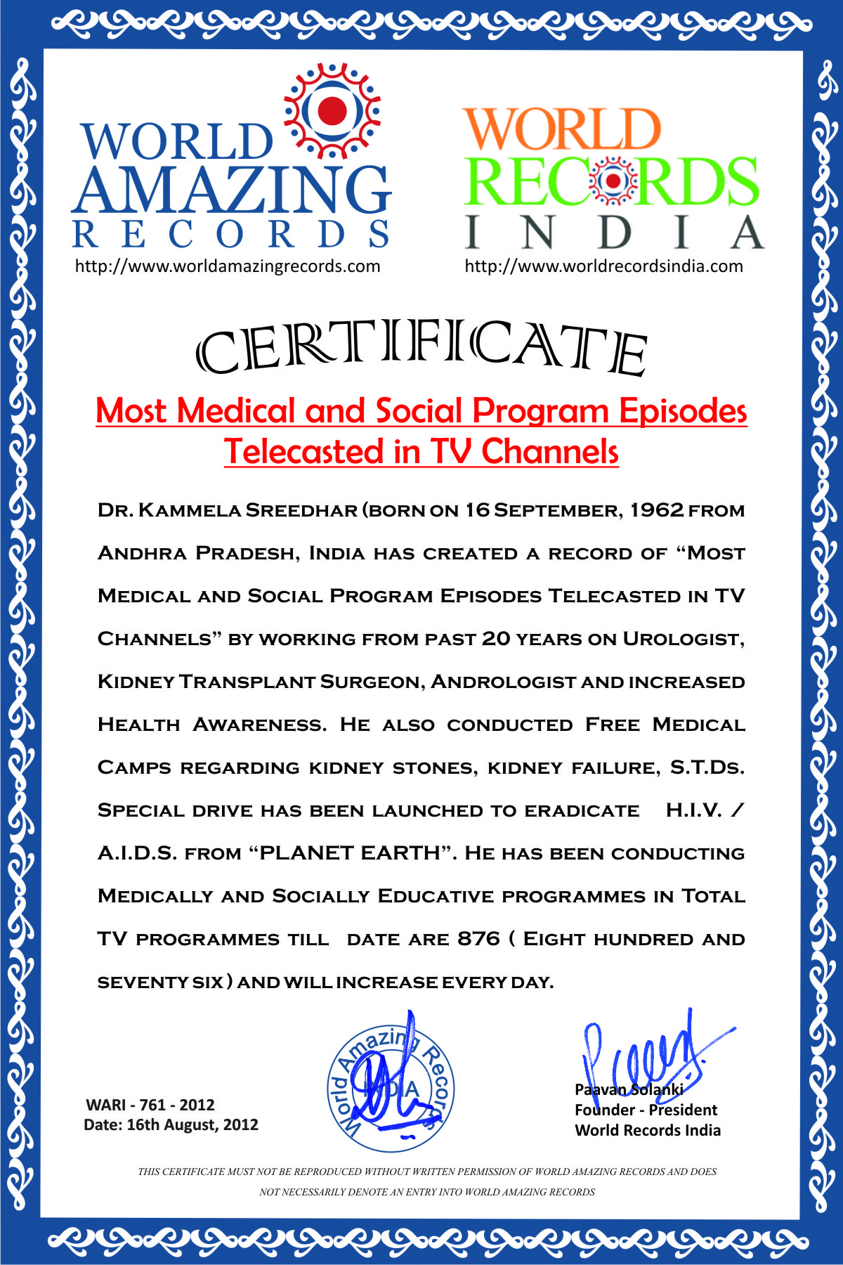 Most Medical Program Episodes